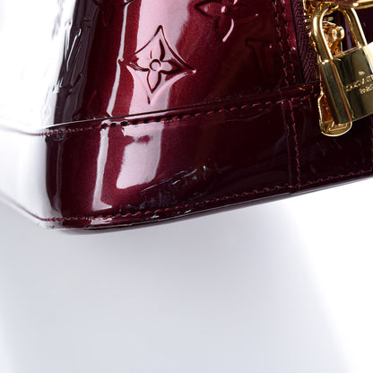 Louis Vuitton Vernis Alma GM Rouge Fauviste 10 of 12