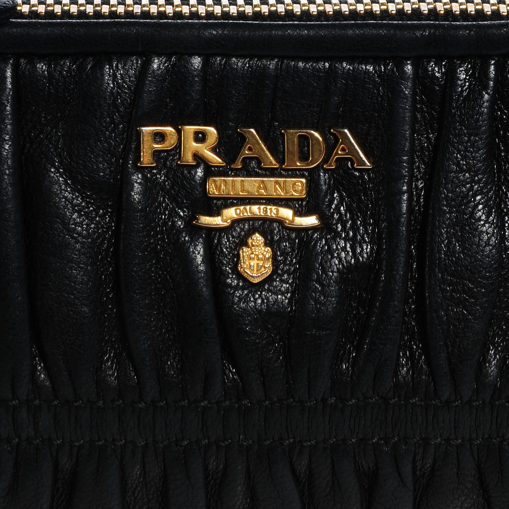 Prada Nappa Gaufre Pouch Nero Black 8 of 8