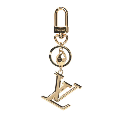 Louis Vuitton LV Facettes Bag Charm Key Holder Gold 1 of 2