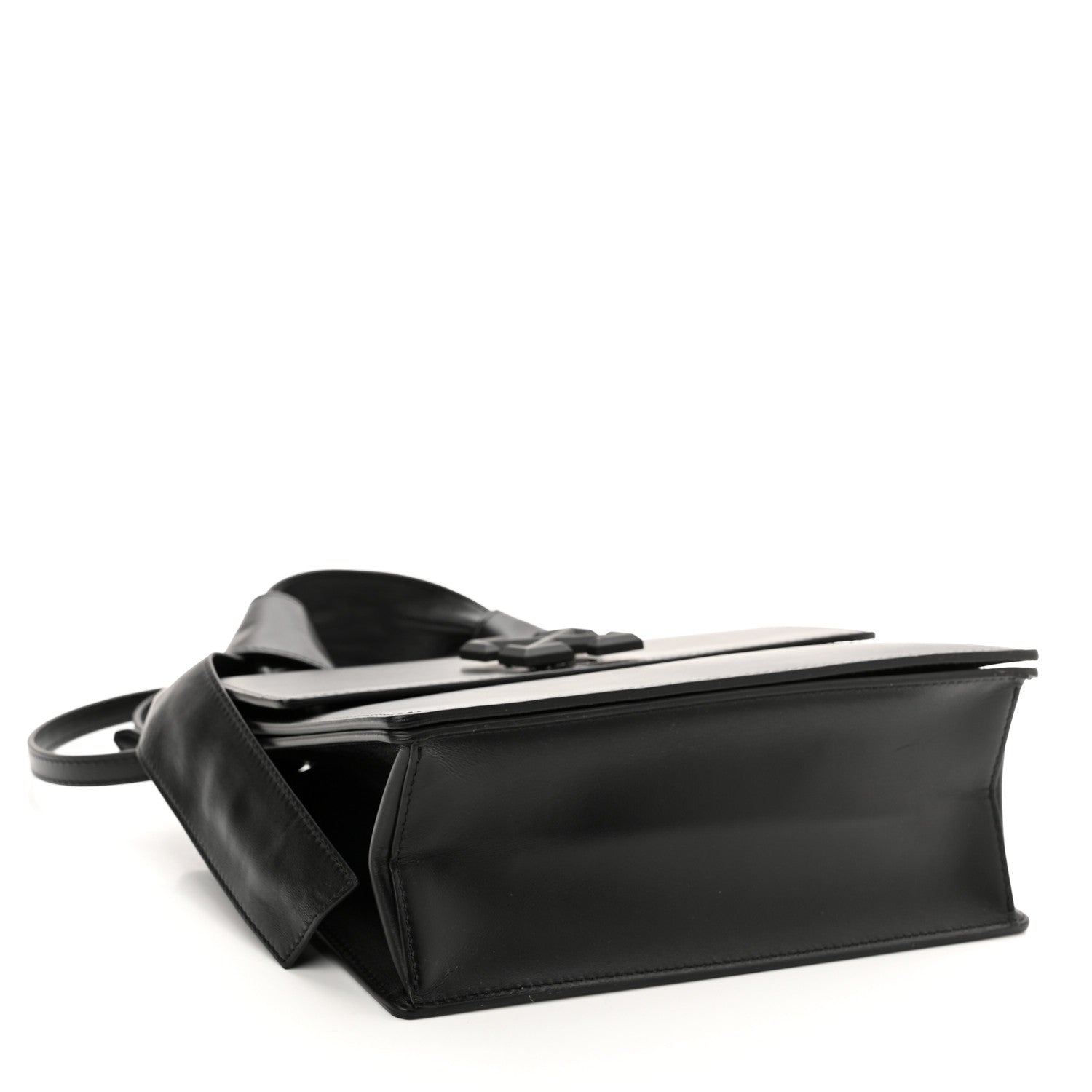 Off-White Calfskin New Jitney 2.8 Bag Black 4 of 9