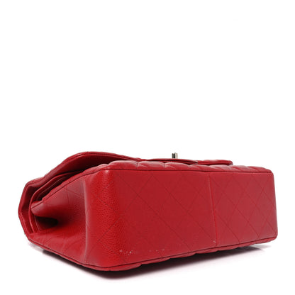 Chanel Caviar Quilted Jumbo Double Flap Red 4 of 10