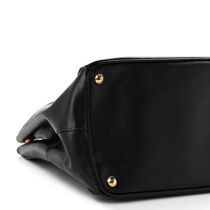 Prada Saffiano Lux Large Tote Black 10 of 11