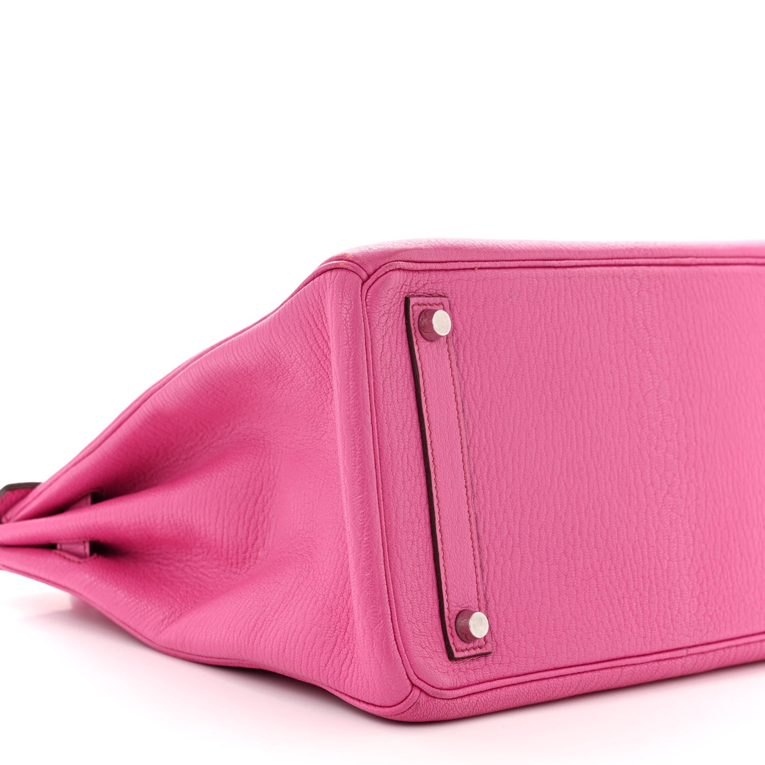 Hermes Chevre de Coromandel HAC Birkin 32 Fuchsia 9 of 12