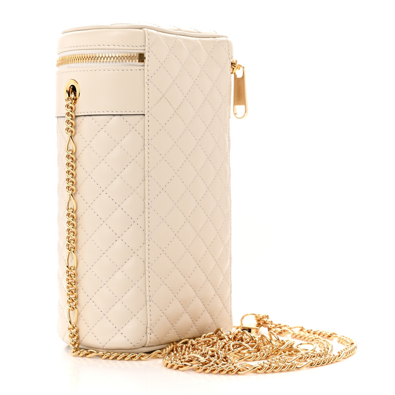Gucci Calfskin Trapuntata Zumi Belt Bag Off White 2 of 10