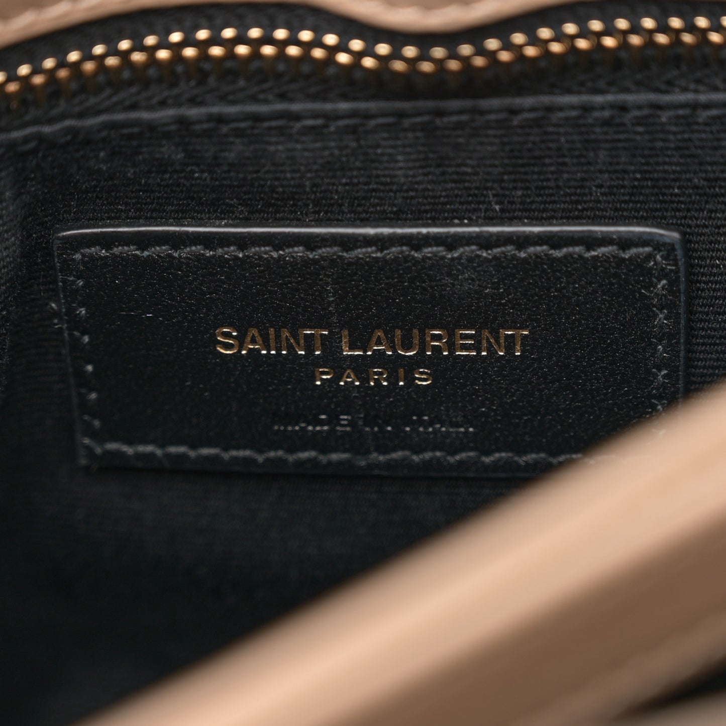 Calfskin Y Quilted Monogram Toy Loulou Crossbody Bag Latte