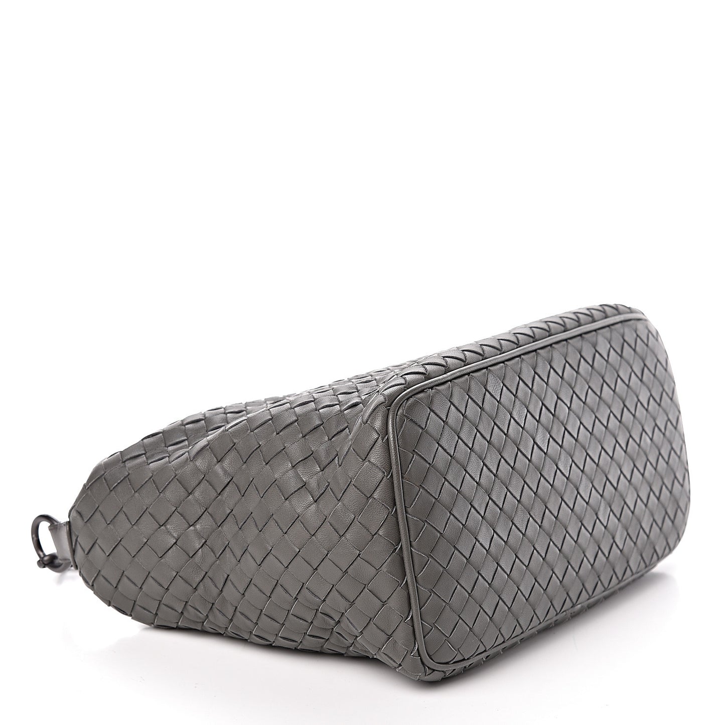 Nappa Intrecciato Small Shoulder Bag New Light Grey