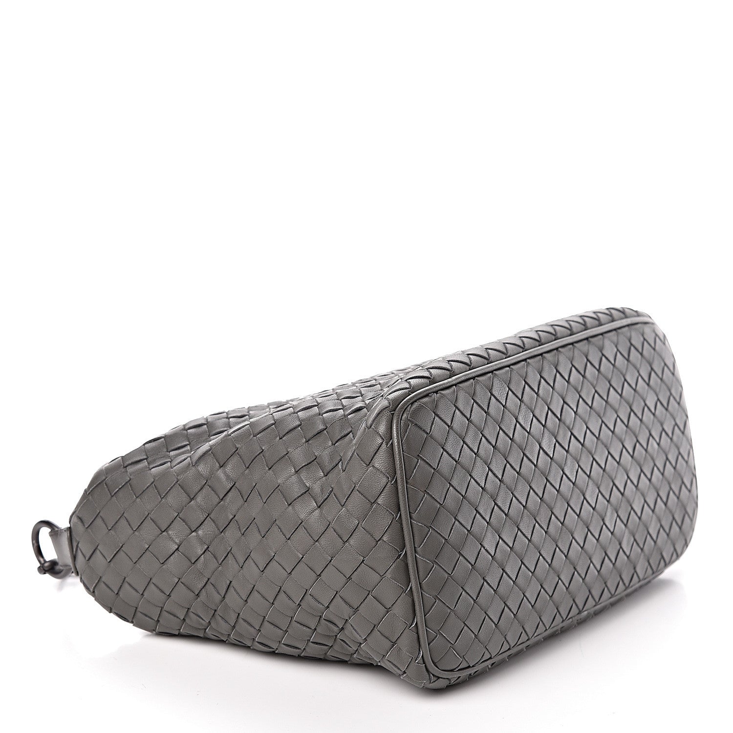 Bottega Veneta Nappa Intrecciato Small Shoulder Bag New Light Grey 4 of 9