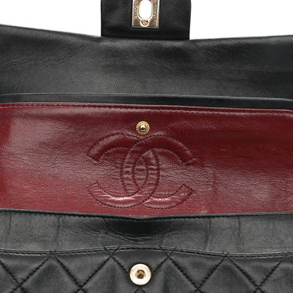Chanel Lambskin Quilted Small Double Flap Black 11 of 13