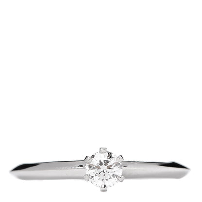 Tiffany Platinum Diamond .24ct Solitaire Engagement Ring 52 6 1 of 5