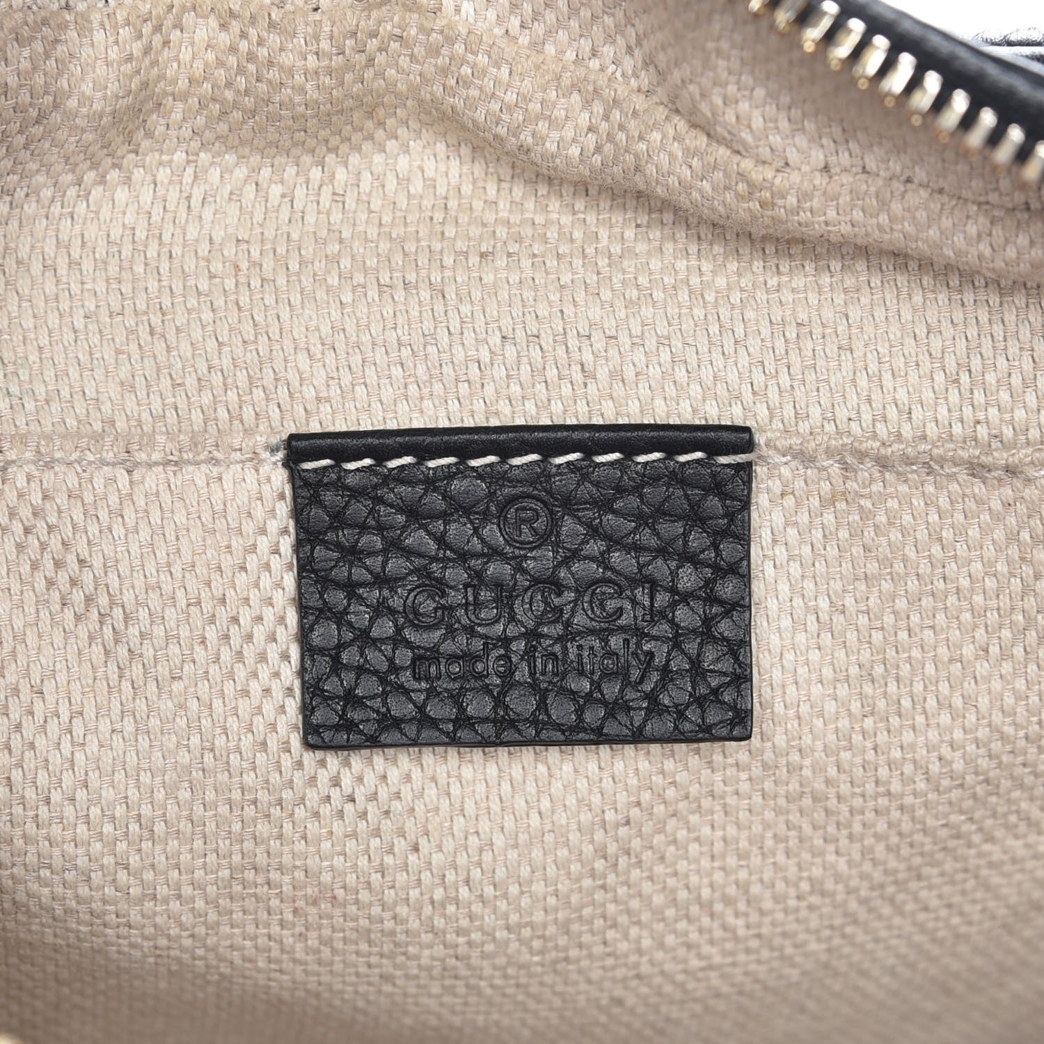 Gucci Pebbled Calfskin Small Soho Disco Bag Black 6 of 7