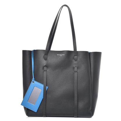 Balenciaga Veau Baltimore Double Sided Small Everyday Tote Gris Fossile Bleu Turquoise 1 of 8