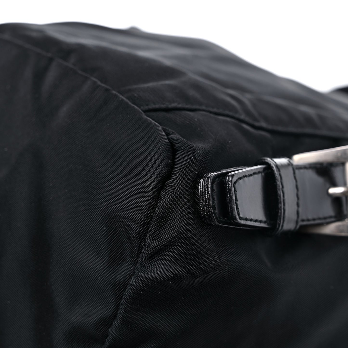 Nylon Vela Mini Cinch Backpack Black