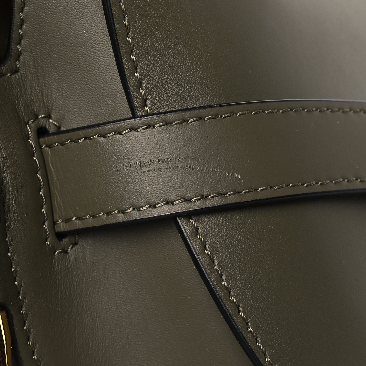 Loewe Calfskin Jacquard Small Gate Dual Bag Autumn Green 10 of 10