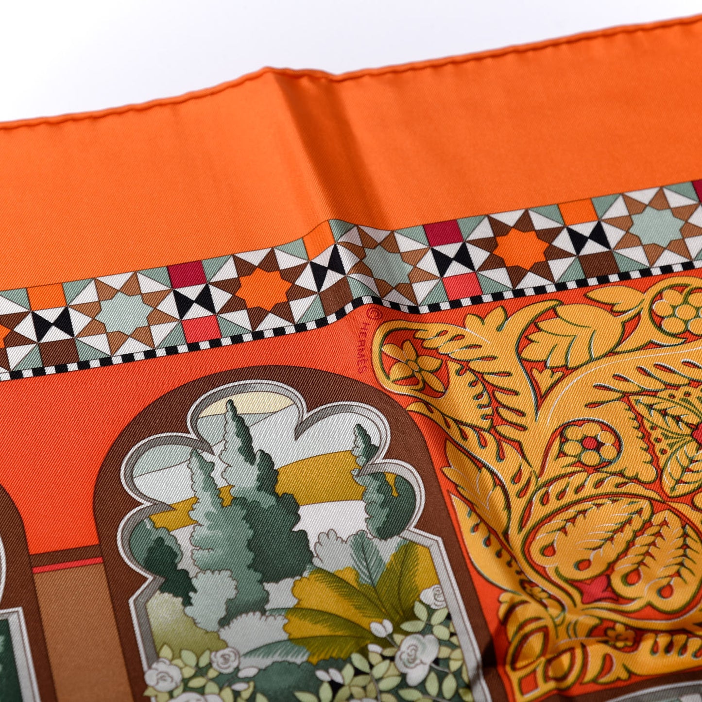 Silk Les Jardins D'Andalouise Scarf 90