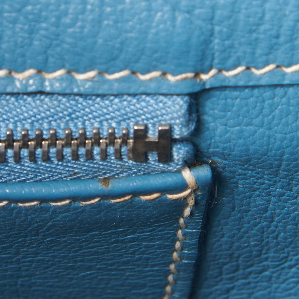 Togo Birkin 35 Blue Jean