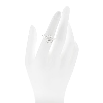 Tiffany Sterling Silver Atlas Round Medallion Ring 51 5.75 2 of 5