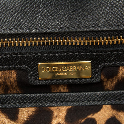 Dolce & Gabbana Dauphine Large Miss Sicily Satchel Black 8 of 9