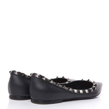 Valentino Garavani Nappa Rockstud Ballerina Flats 36 Black 4 of 13