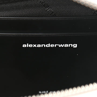 Alexander Wang Crocodile Embossed Patent Mini Top Handle Attica Belt Bag White 6 of 11