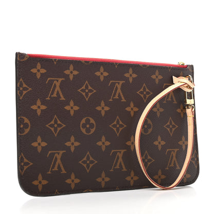 Louis Vuitton Monogram Neverfull MM GM Pochette Cherry 3 of 6