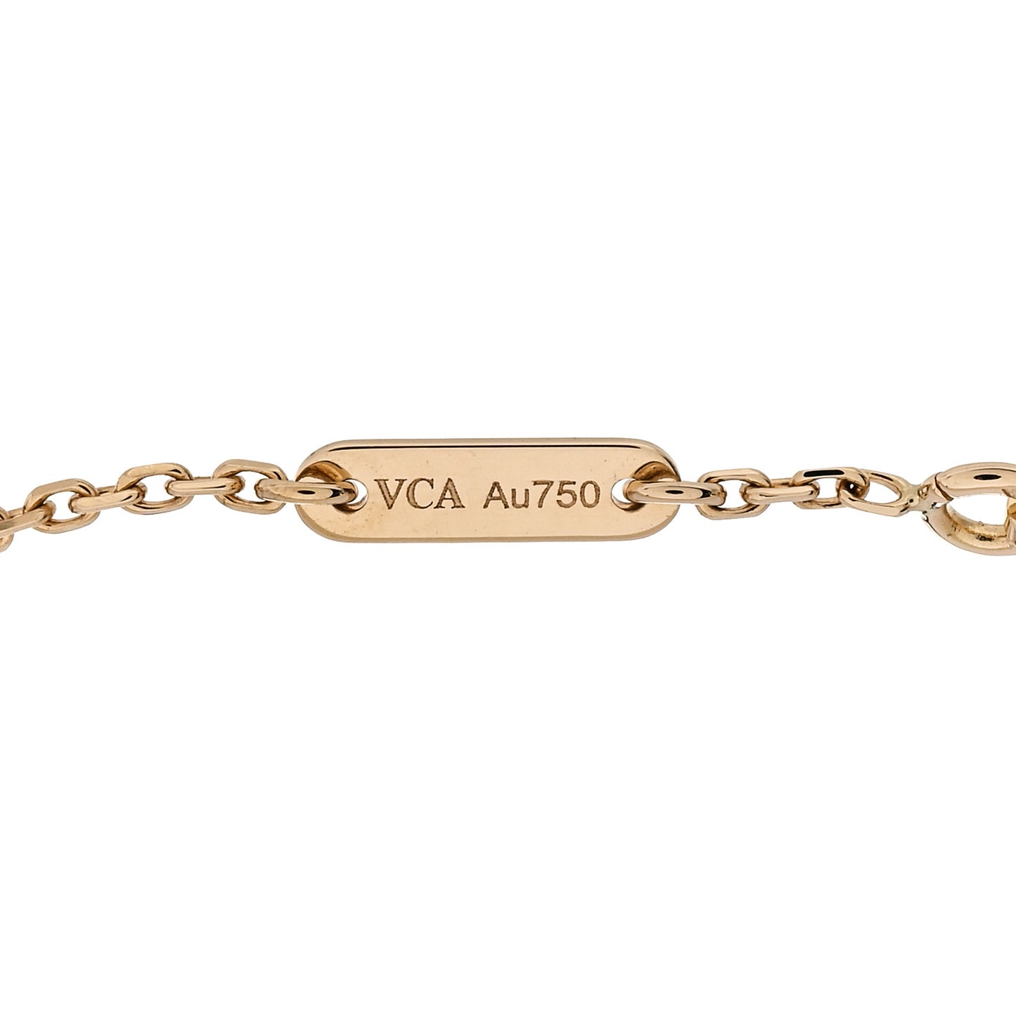 18K Yellow Gold Mother of Pearl Sweet Alhambra Butterfly Bracelet