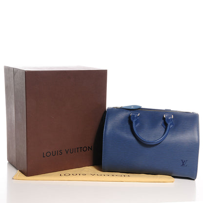 Louis Vuitton Epi Speedy 25 Myrtille 5 of 8