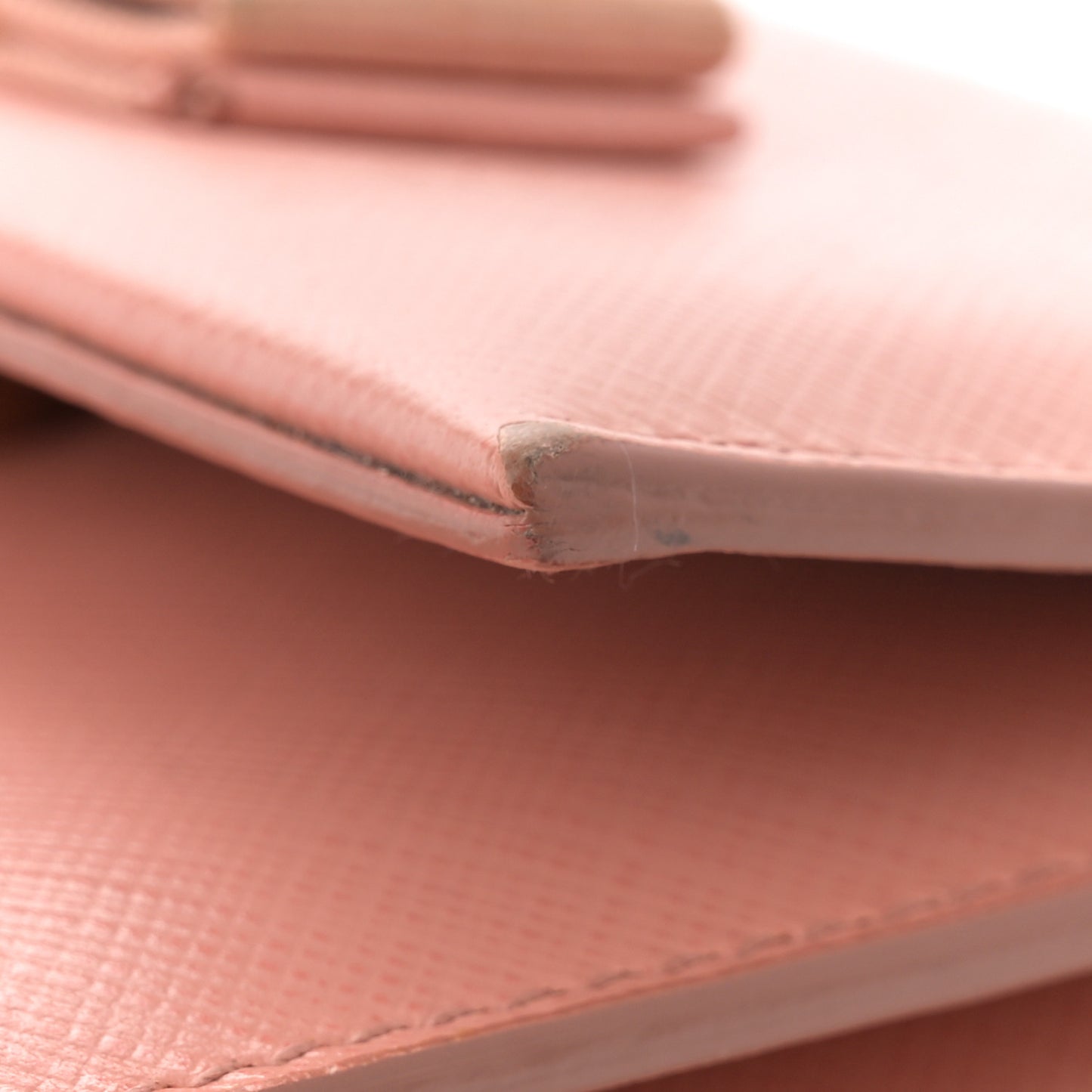 Hammered Calfskin Mini Vara Bow Crossbody Bag Pink