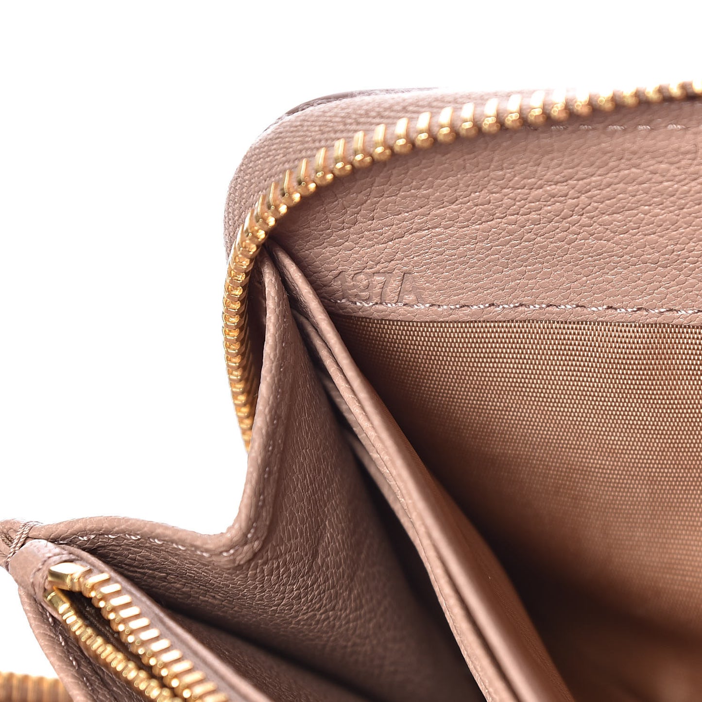 Goatskin Madras Zip Around Wallet Cammeo