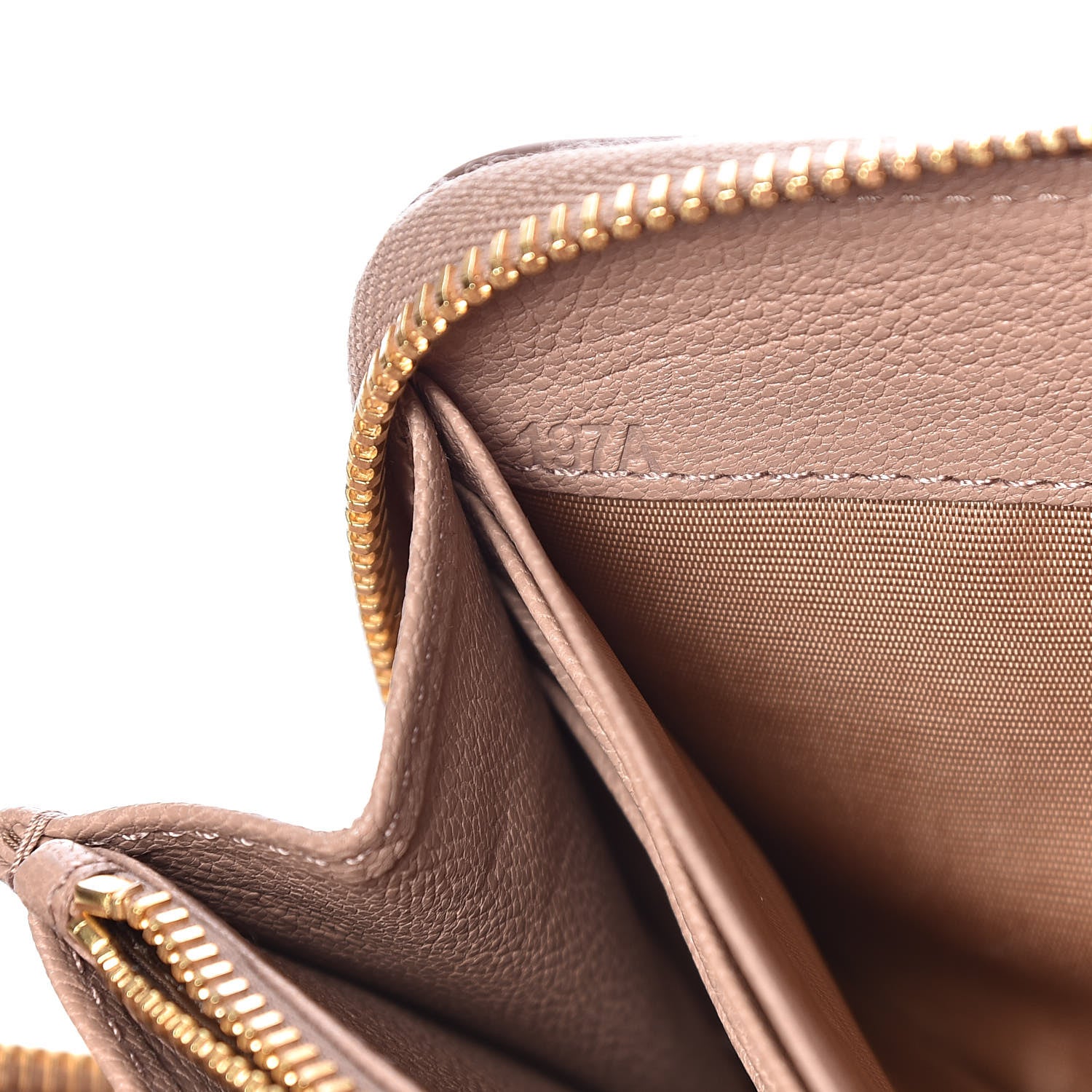 Miu Miu Goatskin Madras Zip Around Wallet Cammeo 7 of 7