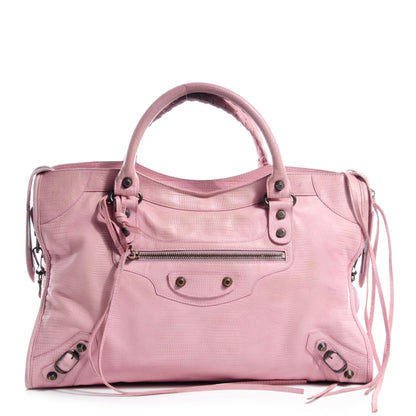 Balenciaga Lizard Embossed City Parme 1 of 9