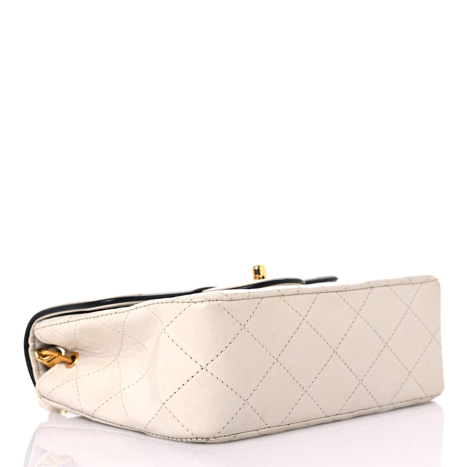 Chanel Lambskin Quilted Mini Square Flap White 3 of 17