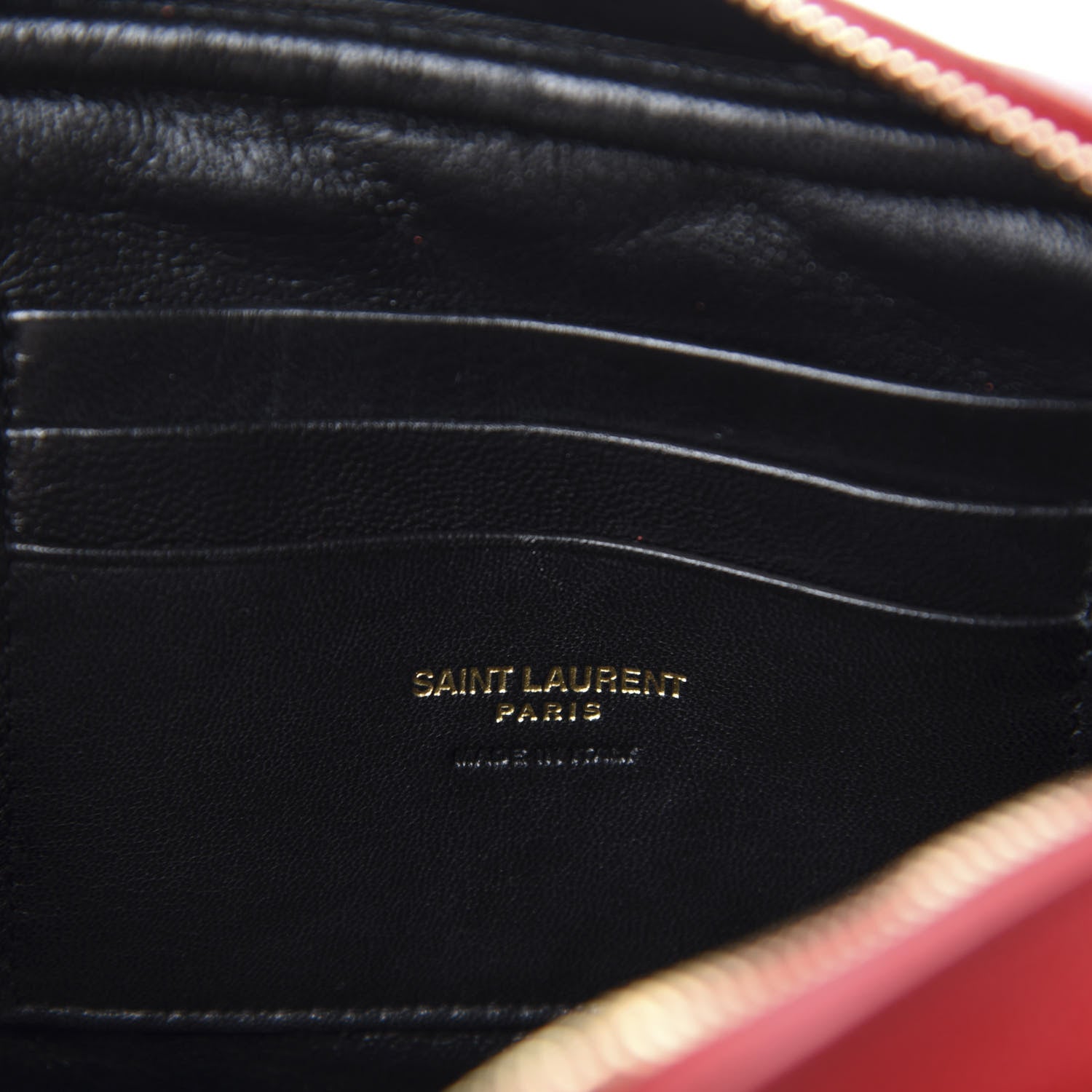 Saint Laurent Grain De Poudre Matelasse Monogram Mini Lou Camera Bag Eros Red 8 of 10