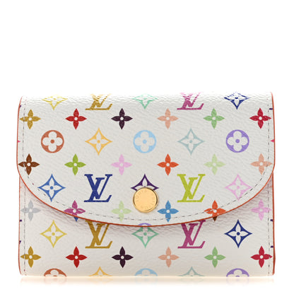Louis Vuitton LV X TM Monogram Multicolor Rosalie Coin Purse White Kawaii Pink 1 of 6