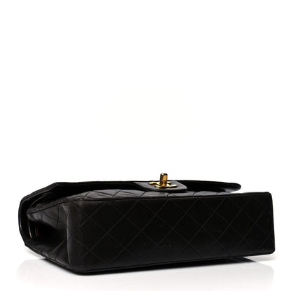 Chanel Lambskin Quilted Medium Double Flap Black 5 of 15