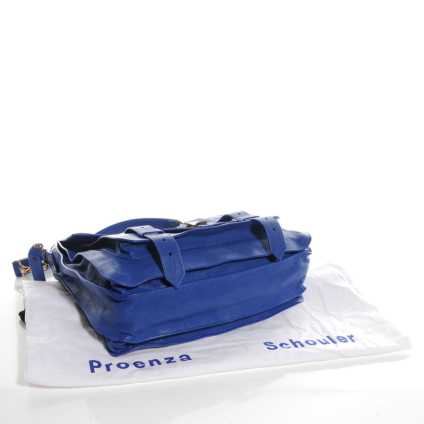 Lambskin PS1 Large Satchel Royal Blue