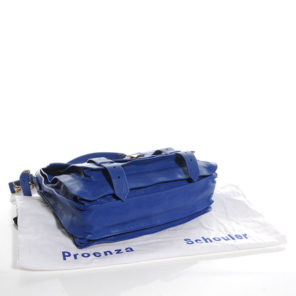 Proenza Schouler Lambskin PS1 Large Satchel Royal Blue 4 of 14
