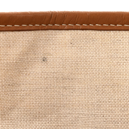 Celine Canvas Calfskin Triomphe Embroidered Horizontal Cabas Tan 14 of 14