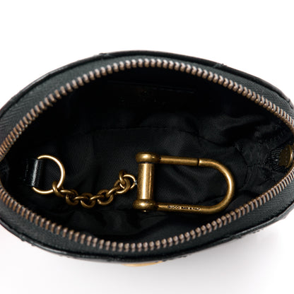Gucci Calfskin Matelasse GG Marmont Key Pouch Black 5 of 11