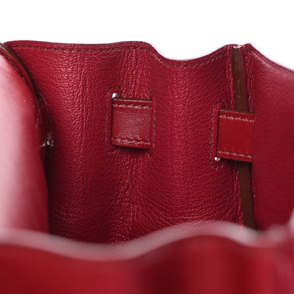 Hermes Tadelakt Ghillies Kelly 32 Rubis 11 of 39