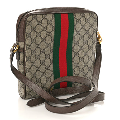 Gucci GG Supreme Monogram Web Small Ophidia Messenger Bag Brown 3 of 9