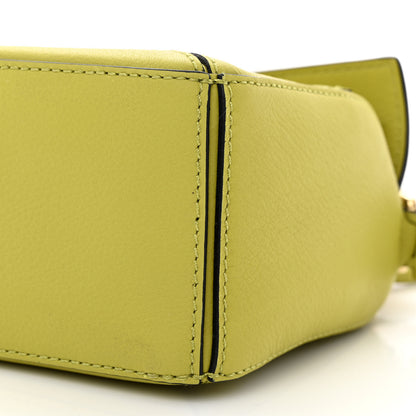 Loewe Calfskin Mini Puzzle Bag Lime Yellow 10 of 10