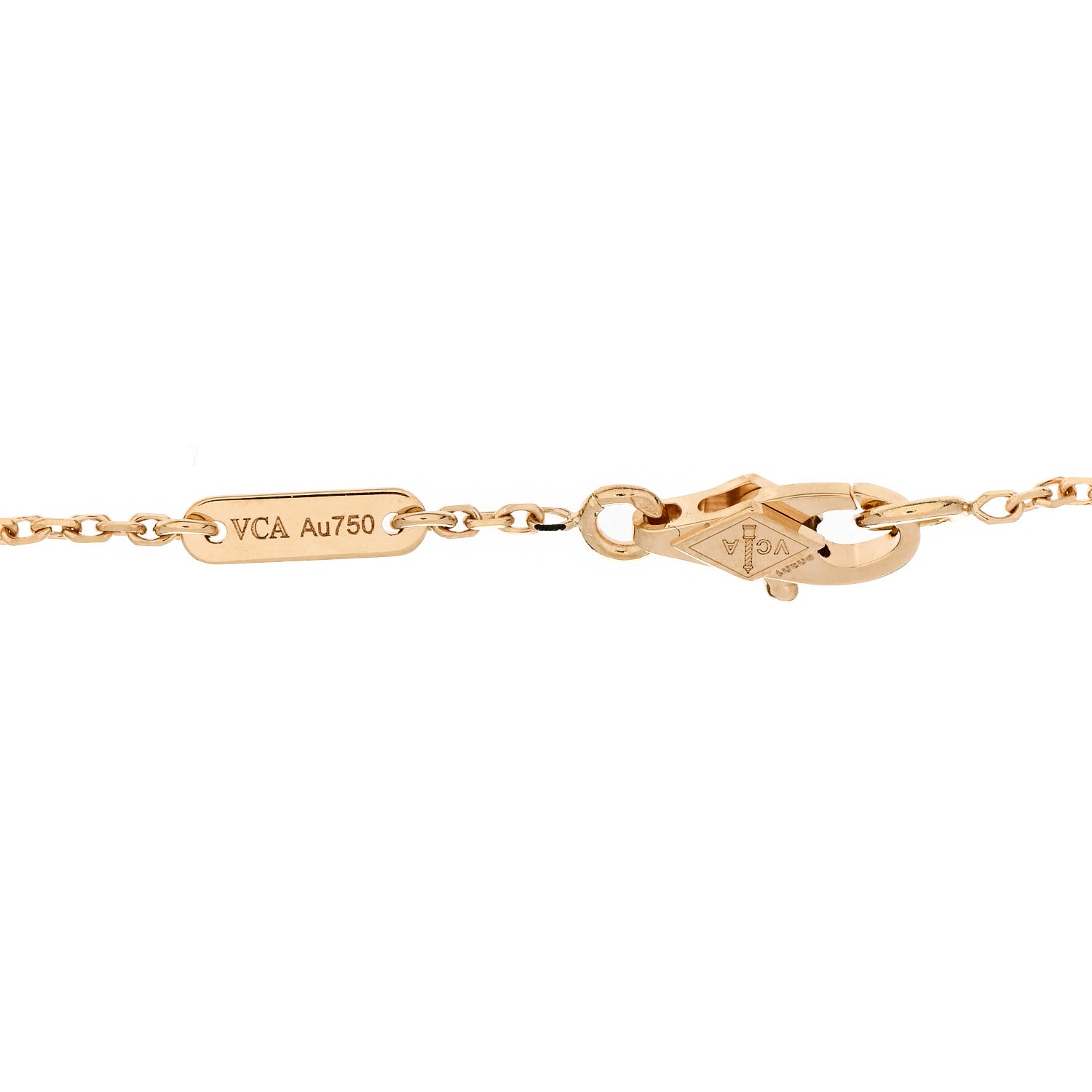 Van Cleef & Arpels 18K Yellow Gold Mother of Pearl Sweet Alhambra Bracelet 3 of 5