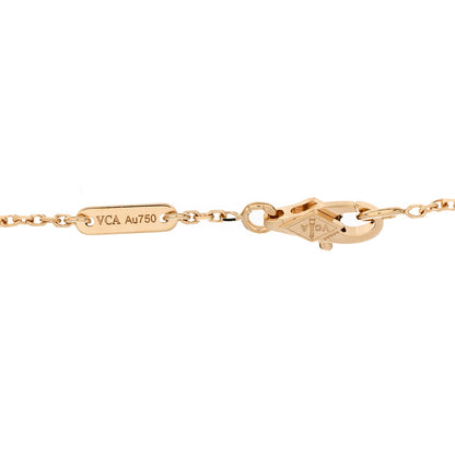 Van Cleef & Arpels 18K Yellow Gold Mother of Pearl Sweet Alhambra Bracelet 3 of 5