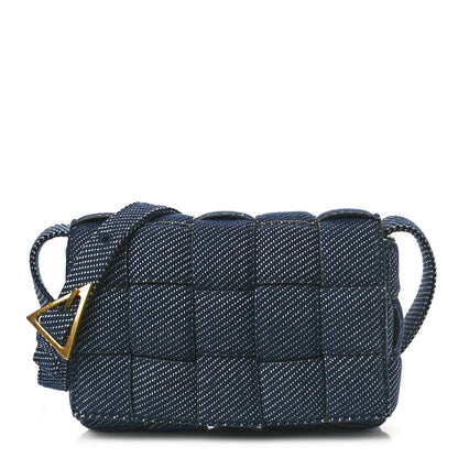 Bottega Veneta Denim Maxi Intrecciato Padded Cassette High Frequency Crossbody Bag Indigo 1 of 7