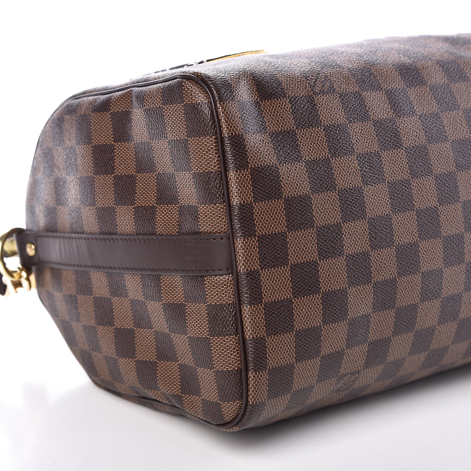 Louis Vuitton Damier Ebene Patches Speedy Bandouliere 30 9 of 10