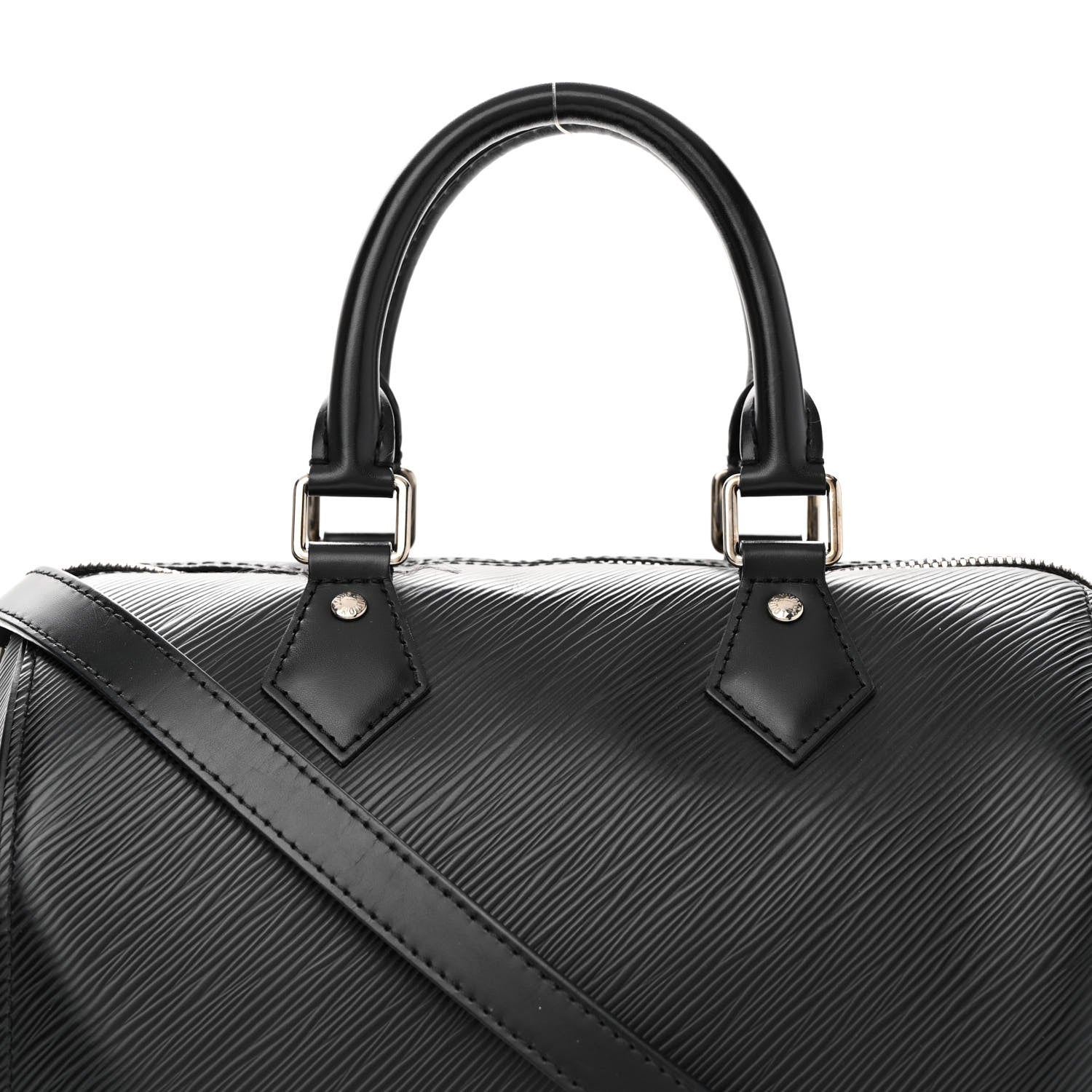 Louis Vuitton Epi Speedy Bandouliere 25 Black 8 of 12