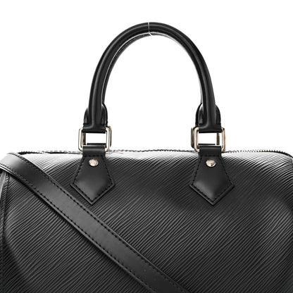 Louis Vuitton Epi Speedy Bandouliere 25 Black 8 of 12