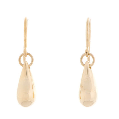 Tiffany 18K Yellow Gold Elsa Peretti 12mm Teardrop Earrings 1 of 5