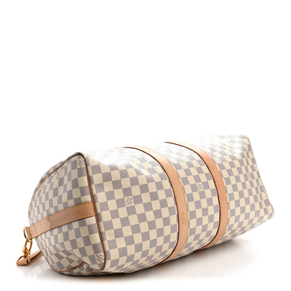 Louis Vuitton Damier Azur Keepall Bandouliere 45 3 of 17
