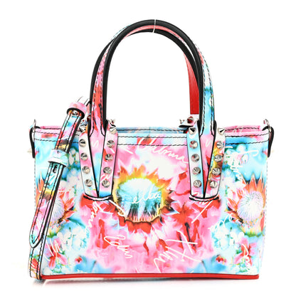 Christian Louboutin Calfskin Nano Celebration Print Cabata Tote Multicolor 1 of 10